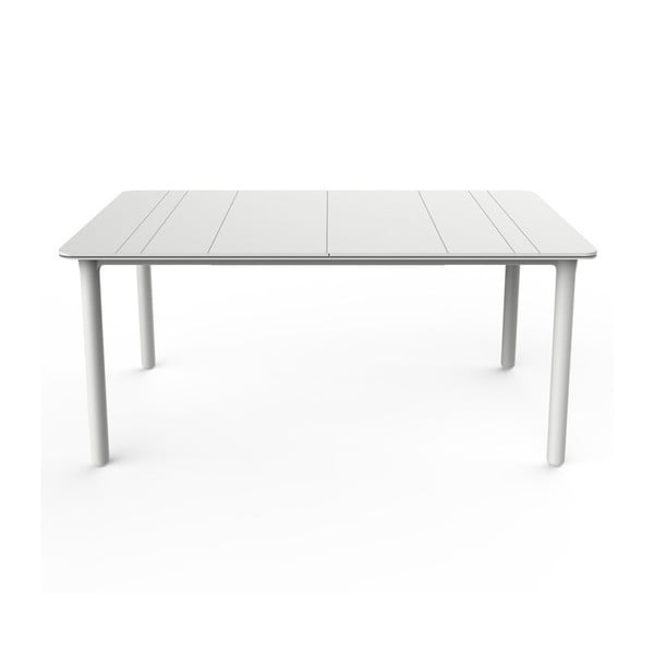 Biały stół ogrodowy Resol NOA, 160x90 cm
