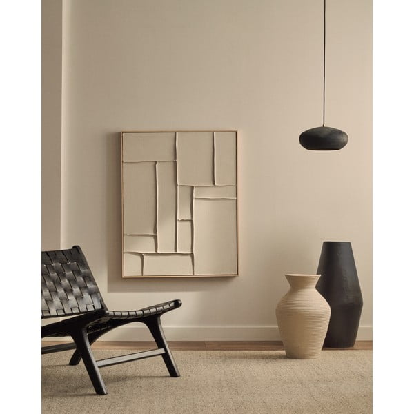 Czarna lampa wisząca z metalowym kloszem ø 30 cm Inda – Kave Home-image-2