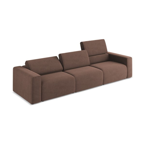 Różowa sofa modułowa 314 cm Kalea – Makamii-image-1