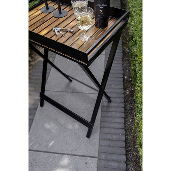 Stolik z blatem z drewna akacjowego 42x60 cm Taba – Wenko-image-1