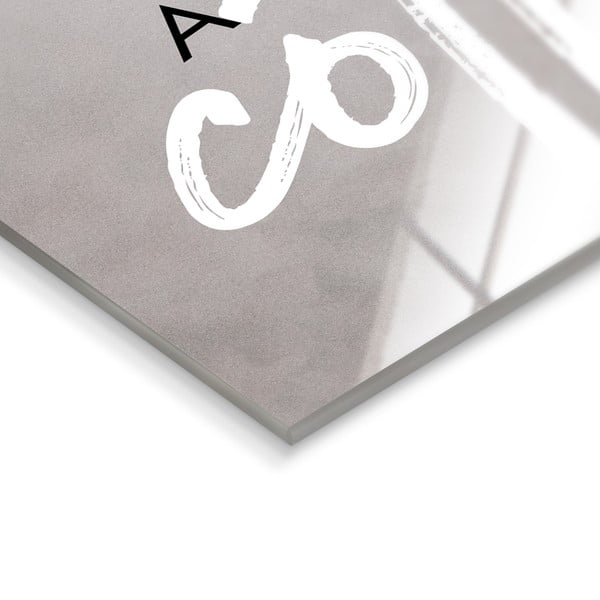 Zegar ścienny Styler Glassclock Coffee Love, 20x60 cm-image-2