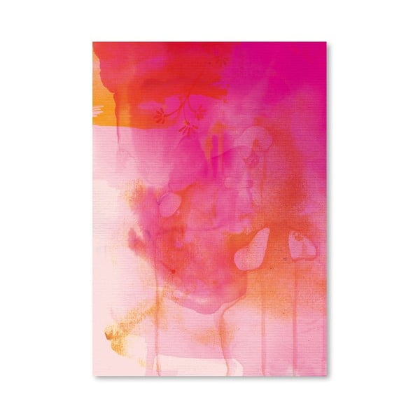 Plakat Golden Pink Wash, 30x42 cm