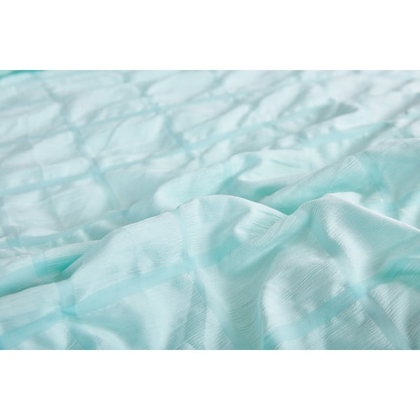 Miętowa pościel jednoosobowa z kory 140x200 cm Naomi – My House-image-3