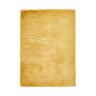 Żółty dywan Think Rugs Teddy, 80x150 cm