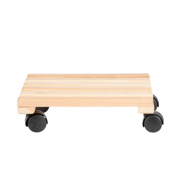 Drewniany kwietnik na kółkach (wysokość 8 cm) Indoor & Outdoor – Esschert Design-image-2