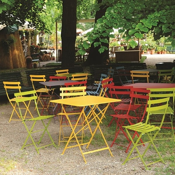 Zestaw 2 brązowych krzeseł składanych Fermob Bistro-image-1