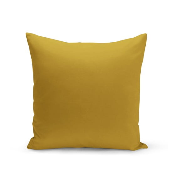 Ciemnożółta dekoracyjna poduszka Kate Louise Lisa, 43x43 cm