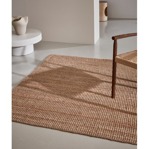 Dywan z juty tkany ręcznie w naturalnym kolorze 160x230 cm Madelin – Kave Home-image-1