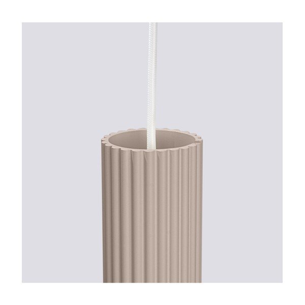 Szarobrązowa metalowa lampa wisząca Gleam – Sollux-image-4