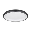 Czarna lampa sufitowa LED ze ściemniaczem Cardona – Trio