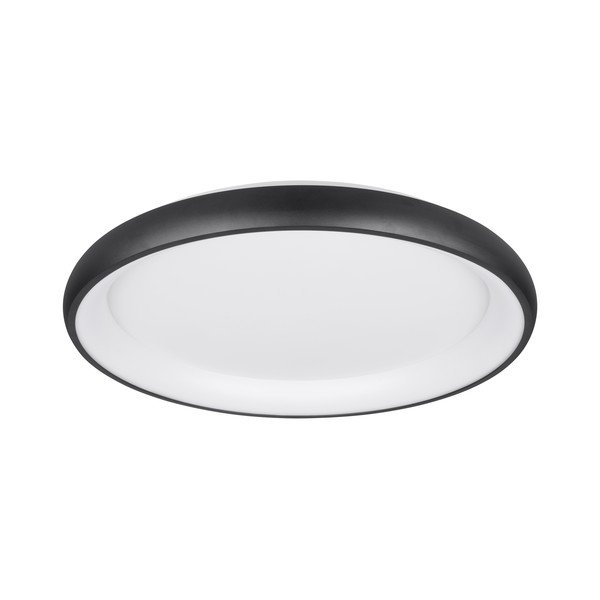 Czarna lampa sufitowa LED ze ściemniaczem Cardona – Trio