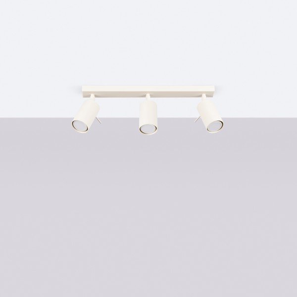 Kremowa lampa punktowa 6x45 cm Etna – Sollux-image-4