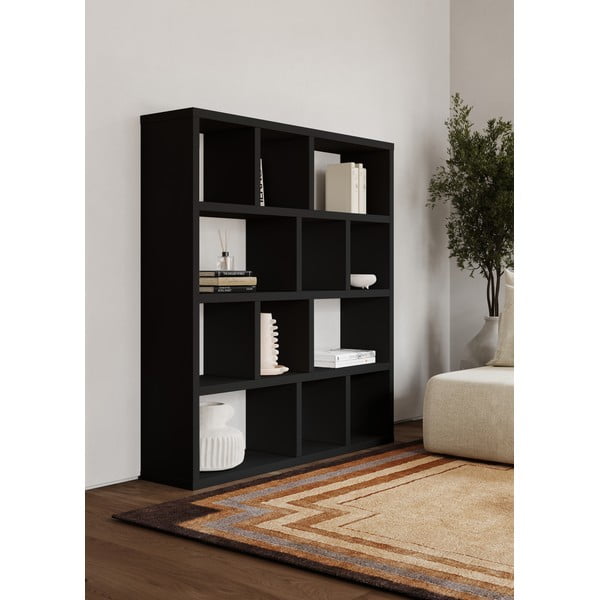 Czarny regał 150x159 cm Berlin – TemaHome-image-1