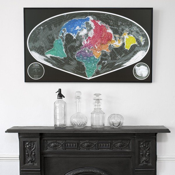 Szerokokątna mapa świata The Future Mapping Company Future Map 101x57 cm-image-1