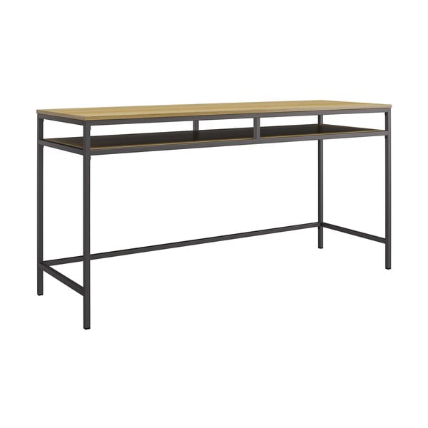 Biurko z blatem w dekorze dębu 51x153 cm Bradford – Støraa-image-3