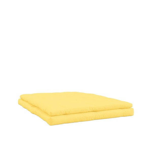 Sofa rozkładana z wyszywanym paskiem Karup Buckle Up Amarillo-image-3