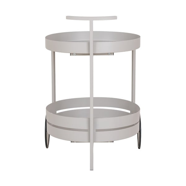 Metalowy barek na kółkach 40x49,5 cm Beja – House Nordic-image-3