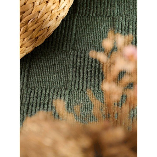 Ciemnozielony wełniany dywan tkany ręcznie 200x300 cm Scala – Villeroy&Boch-image-4