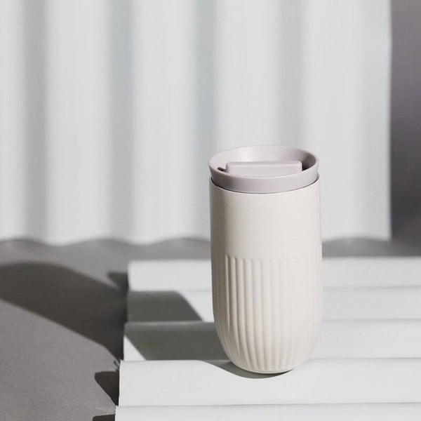 Beżowy kubek termiczny 320 ml Tova – Sagaform-image-1