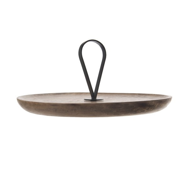 Drewniana taca do serwowania ø 30 cm Mango – Orion-image-2