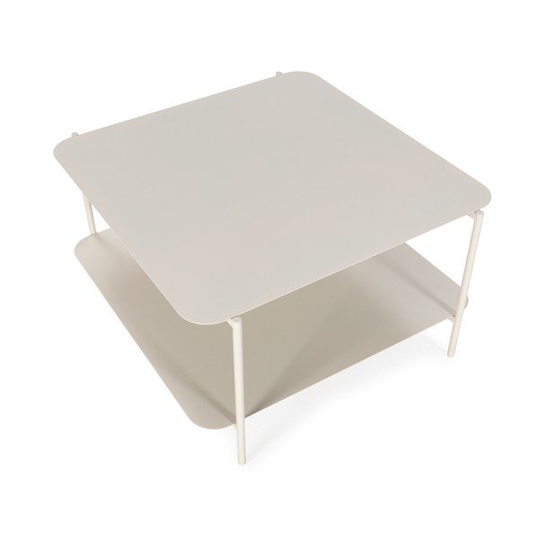 Kremowy metalowy stolik 70x73 cm Beatrix – MOME-image-4