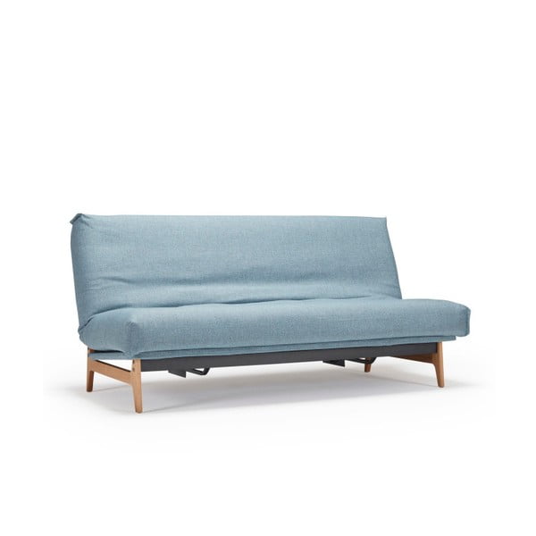 Jasnoniebieska sofa rozkładana Innovation Aslak