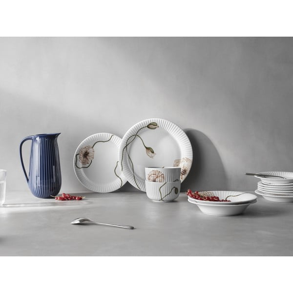Biały porcelanowy talerz Kähler Design Hammershøi Poppy, ø 27 cm-image-1
