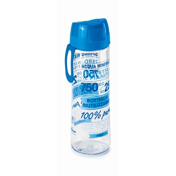 Biało-niebieska butelka na wodę Snips, 0,75 l-image-3