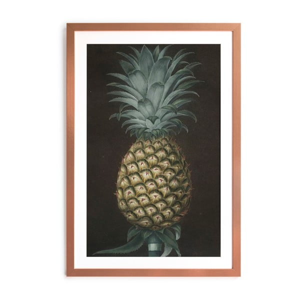 Obraz w ramie Velvet Atelier Ananas, 60x40 cm