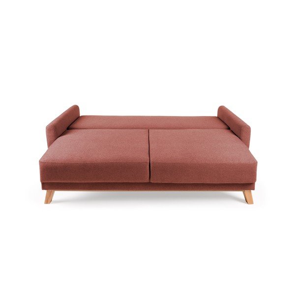 Różowa sofa rozkładana Bonami Selection Pop-image-4