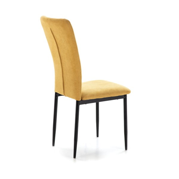Musztardowe krzesła zestaw 4 szt. Holly – Marckeric-image-3