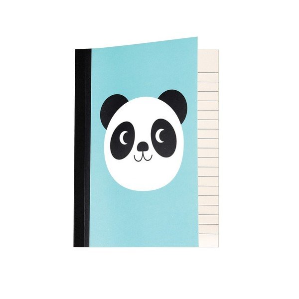 Zestaw 2 zeszytów w linie z motywem pandy Rex London Miko The Panda-image-1