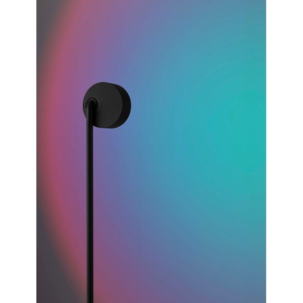 Metalowa lampa stojąca LED z elastyczną konstrukcją/ze ściemniaczem w kolorze matowej czerni (wysokość 121 cm) Irida – Nova Luce-image-2
