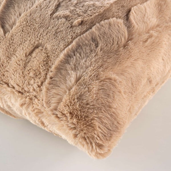 Poduszka dekoracyjna ze sztucznego futra 45x45 cm Foxy – douceur d'intérieur-image-2