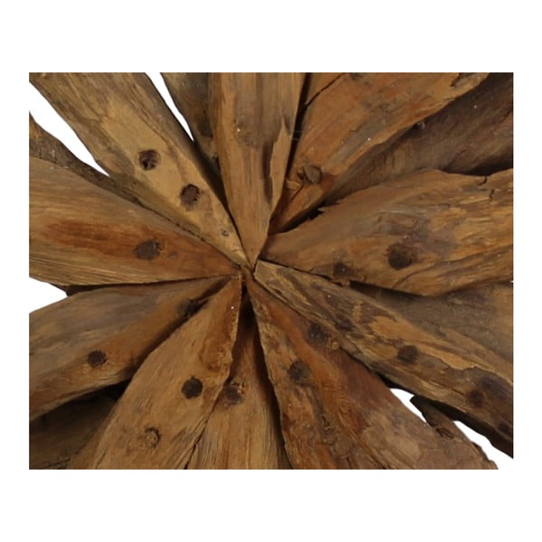 Dekoracja z drewna tekowego HSM Collection Sunflower, 40 x 50 cm-image-3