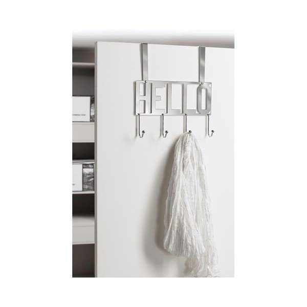 Wieszak na drzwi z 4 haczykami Compactor Hello-image-1