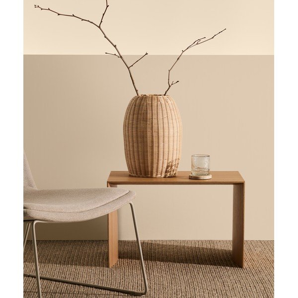 Rattanowy wazon w naturalnym kolorze (wysokość 40 cm) Zilna – Kave Home-image-2