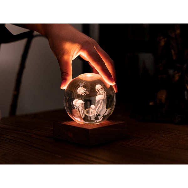 Ciemnobrązowa dekoracja świetlna na USB Amber – Gingko-image-4