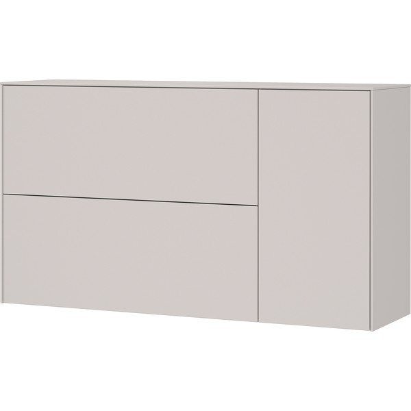 Kremowa wisząca szafka na buty 137x78x41 cm – Germania