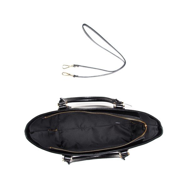 Torebka skórzana Carla Ferreri 351 Nero-image-1