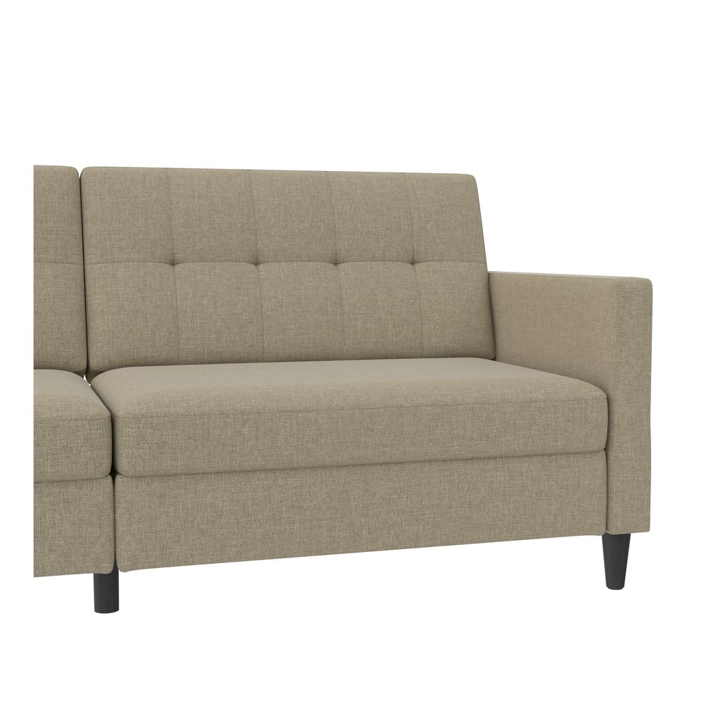Beżowa rozkładana sofa 82 cm Hartford – Støraa (zdjęcie 9)