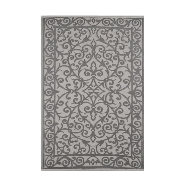 Szaro-beżowy dwustronny dywan zewnętrzny Green Decore Mind, 120x180 cm