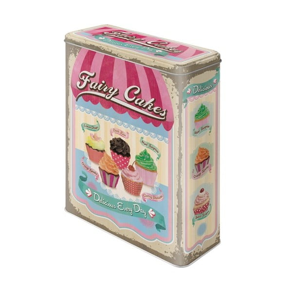 Blaszana puszka Fairy Cakes, rozmiar XL