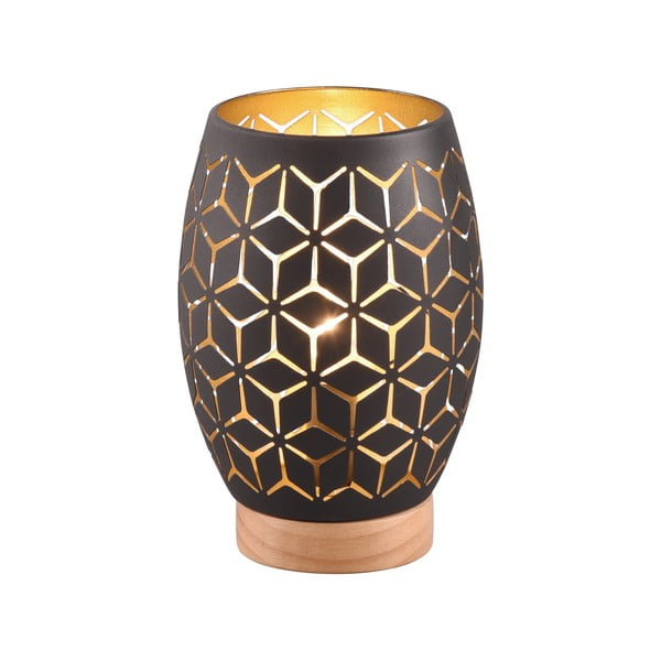 Czarna lampa stołowa (wys. 21 cm) Bidar – Trio-image-1