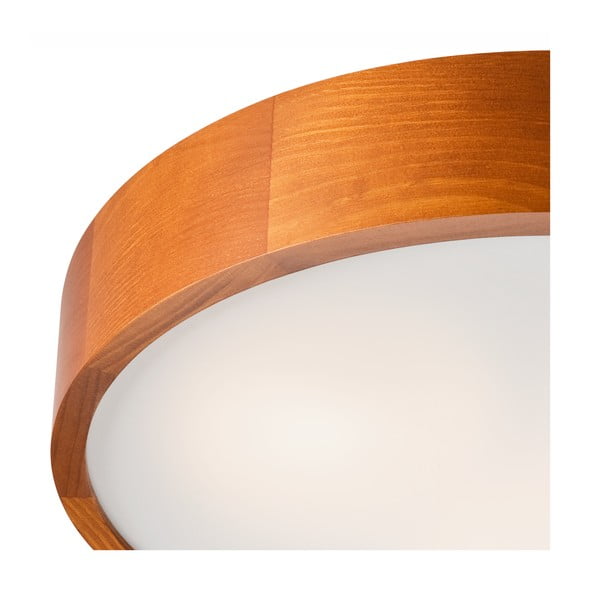 Koniakowa lampa sufitowa ze szklanym kloszem ø 47 cm Eveline – LAMKUR-image-3