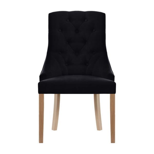Czarne krzesło Jalouse Maison Chiara