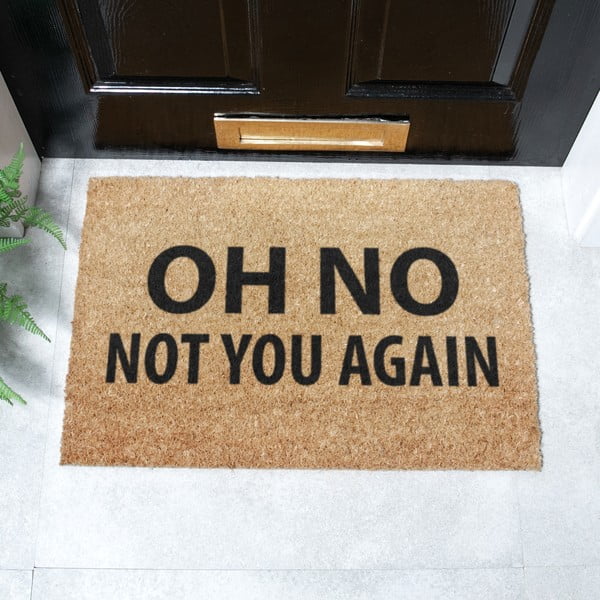 Wycieraczka z włókna kokosowego 40x60 cm Not You Again – Artsy Doormats-image-2