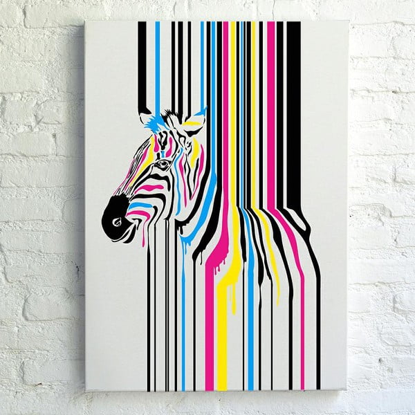 Obraz Really Nice Things Zebra Fusion, 50x70 cm