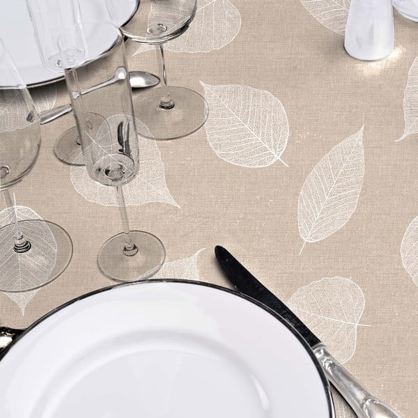 Obrus zmywalny ø 160 cm Feuillys – douceur d'intérieur-image-1