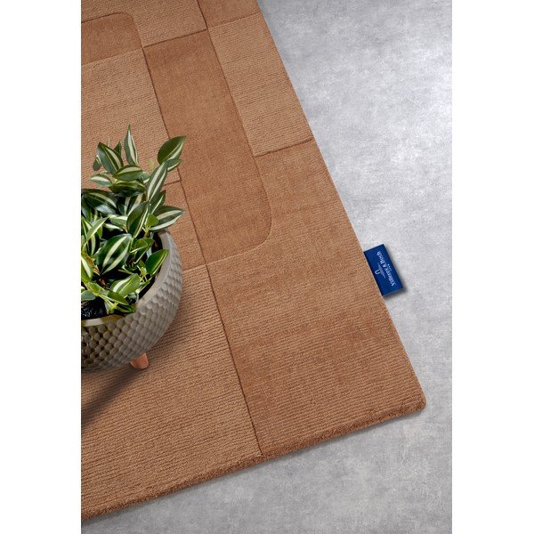 Brązowy wełniany chodnik tkany ręcznie 80x250 cm Charlotte – Villeroy&Boch-image-2